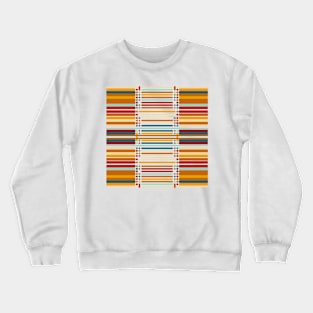 Multicolor dots & stripes Crewneck Sweatshirt